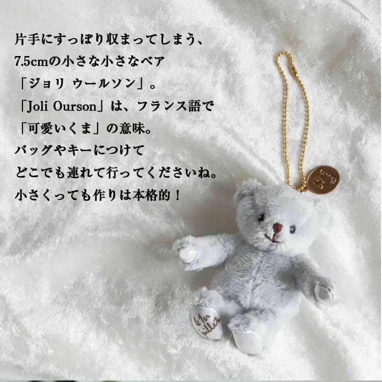 ジョリ ウールソン（月日プリント入り/16-31日）/身長7cm | テディベア