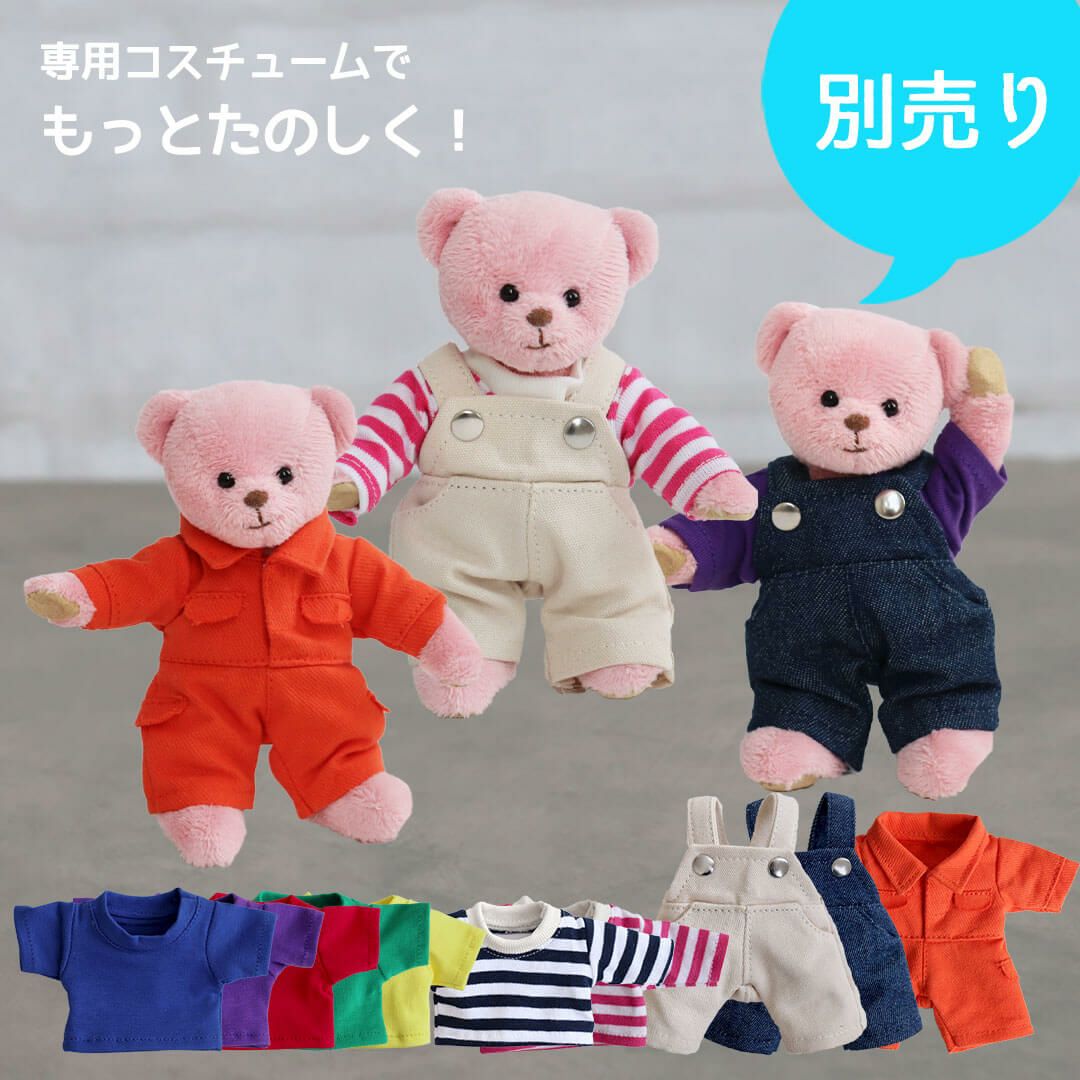 誕生日プレゼントや推し活に カラフルでかわいいテディベア