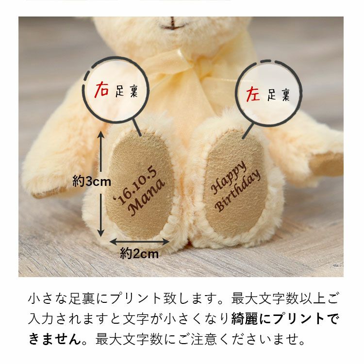 名入れ無料のテディベア｜誕生日や推し活にぴったりな特別ギフト