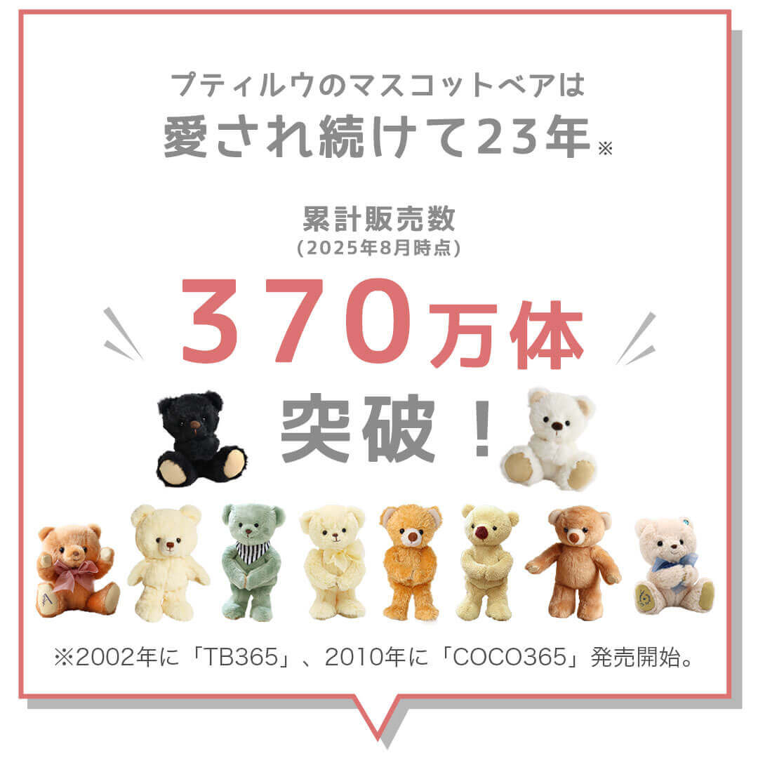 FUUベア(4S)/ノーマル | テディベアギフトのプティルウネットショップ本店
