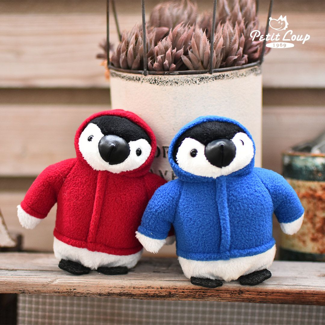 ダッフルペンギン（小）キーマスコット/高さ12cm | テディベアギフトの