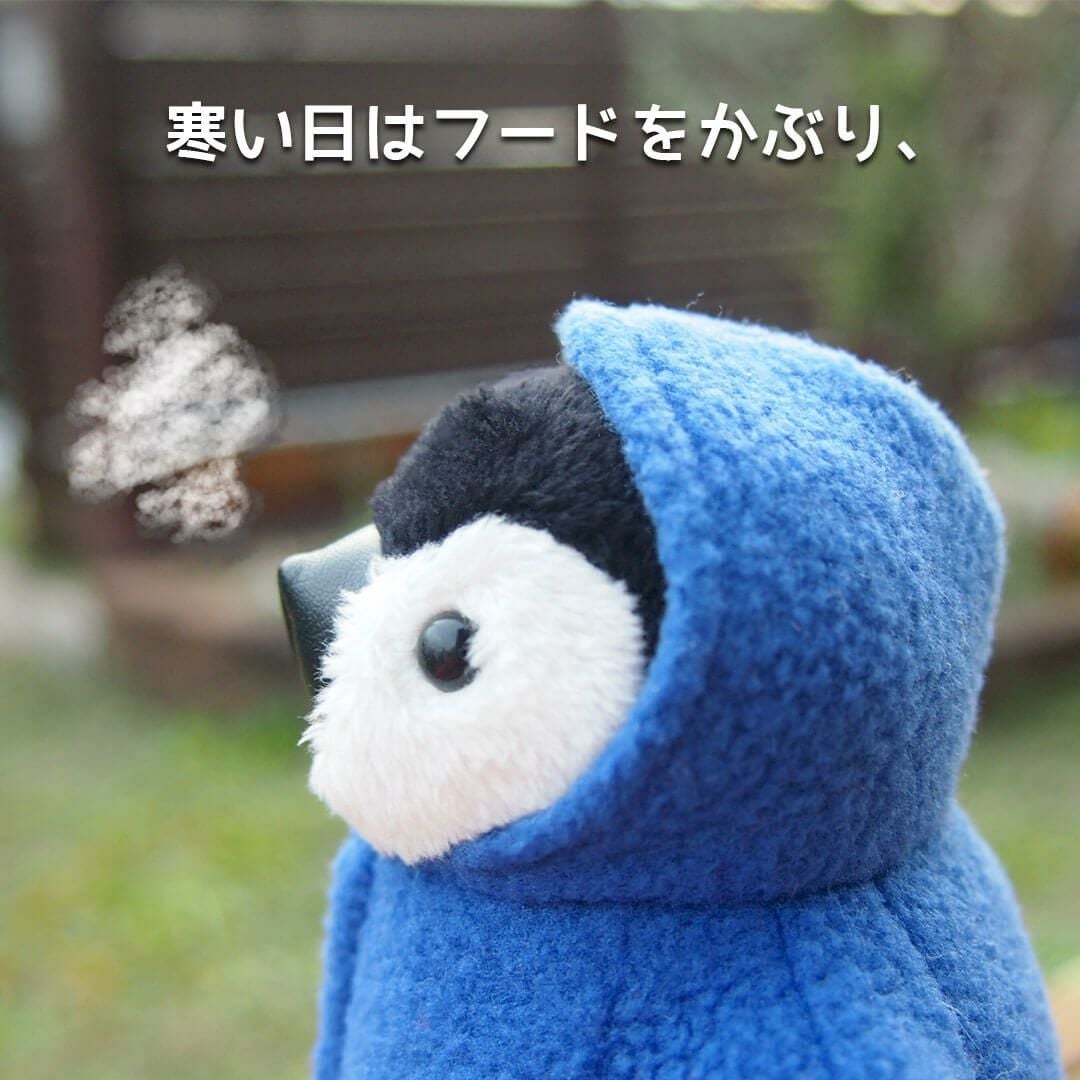 ダッフルペンギン（小）キーマスコット/高さ12cm | テディベアギフトの
