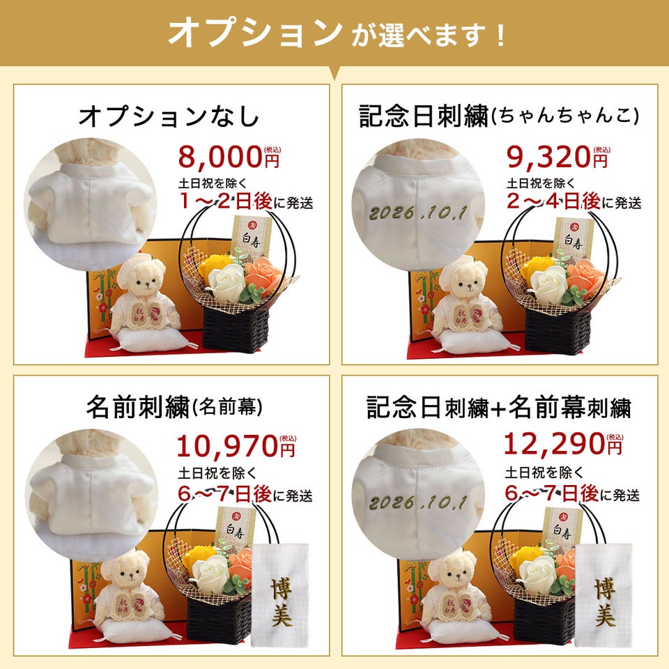 白寿のお祝いベアフレグランスソープフラワー