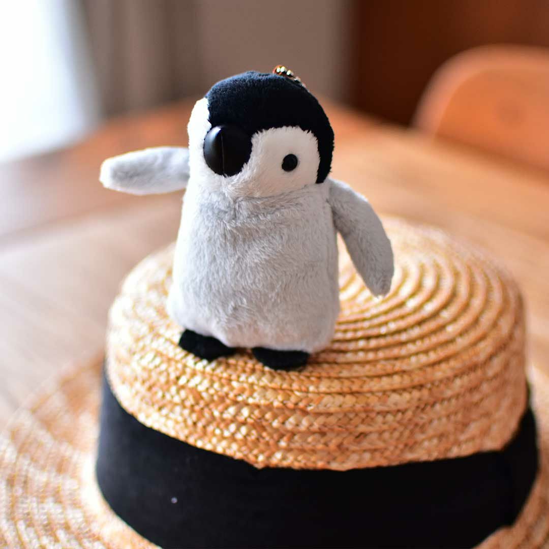 ペンギンぬいぐるみキーホルダー｜10cm プチギフトや誕生日プレゼントに
