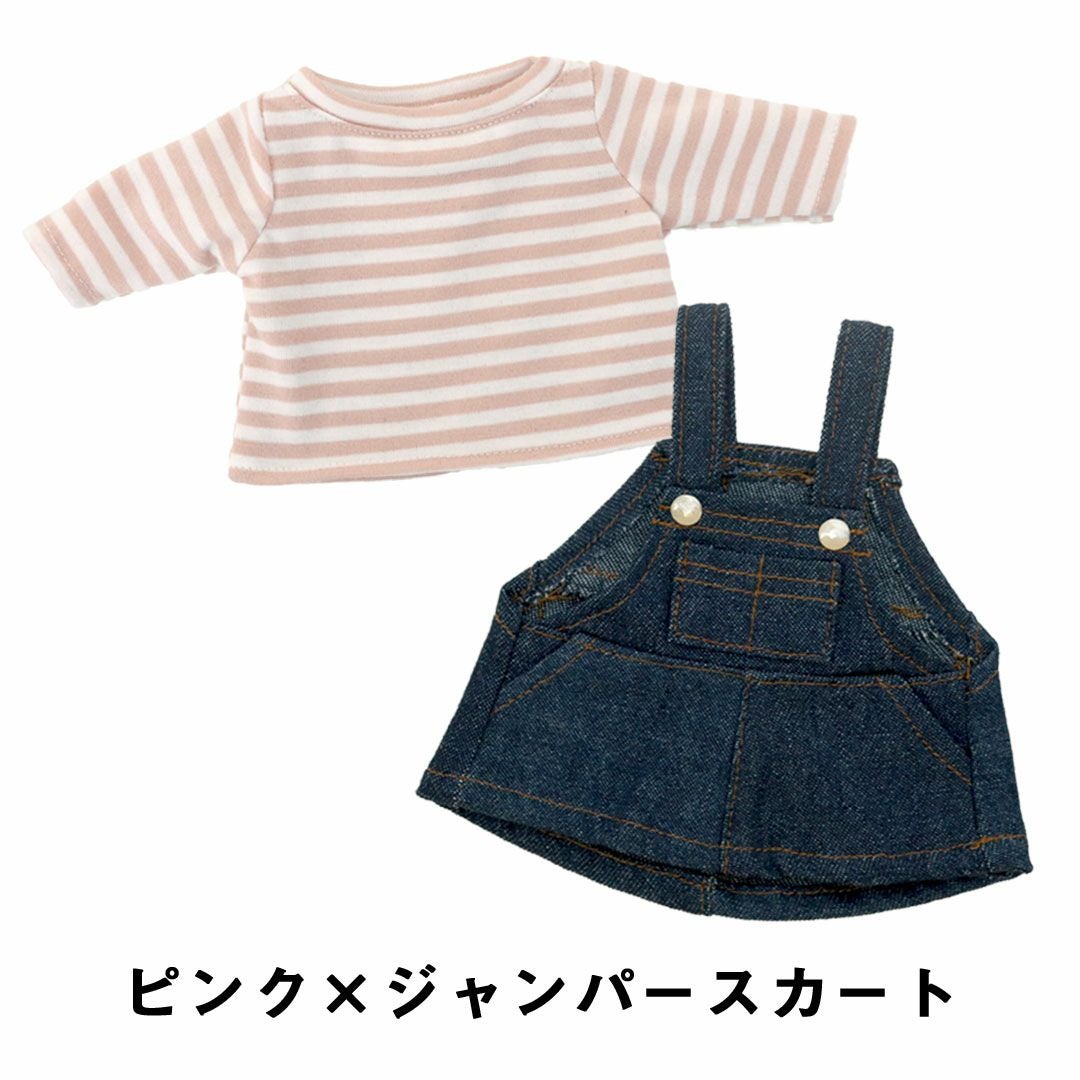 ボーダーTシャツデニムセット/3S(身長22cm)用 | テディベアギフトの