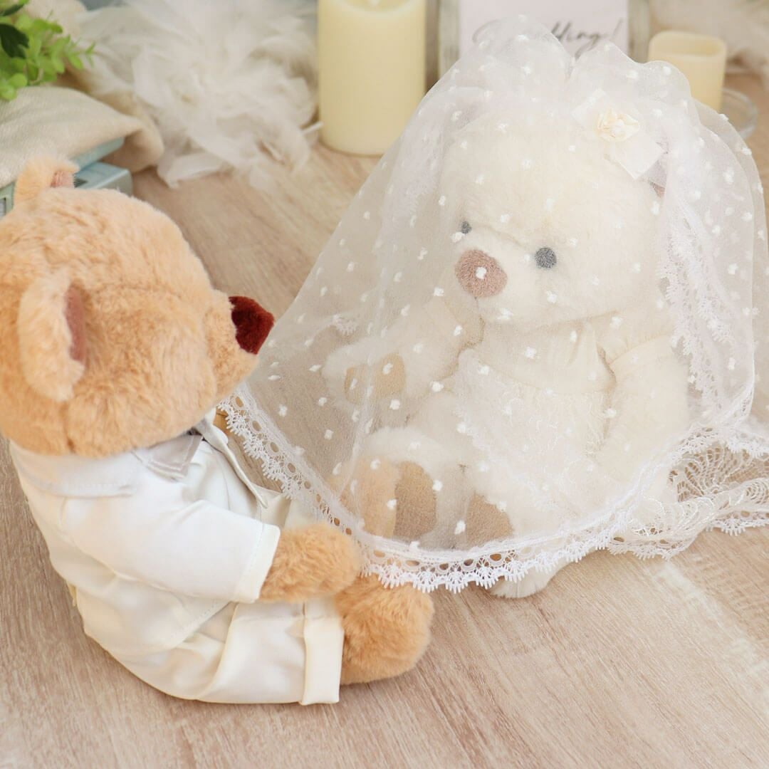 結婚祝い・ウェルカムベアに｜名入れできるかわいいウェディングベア