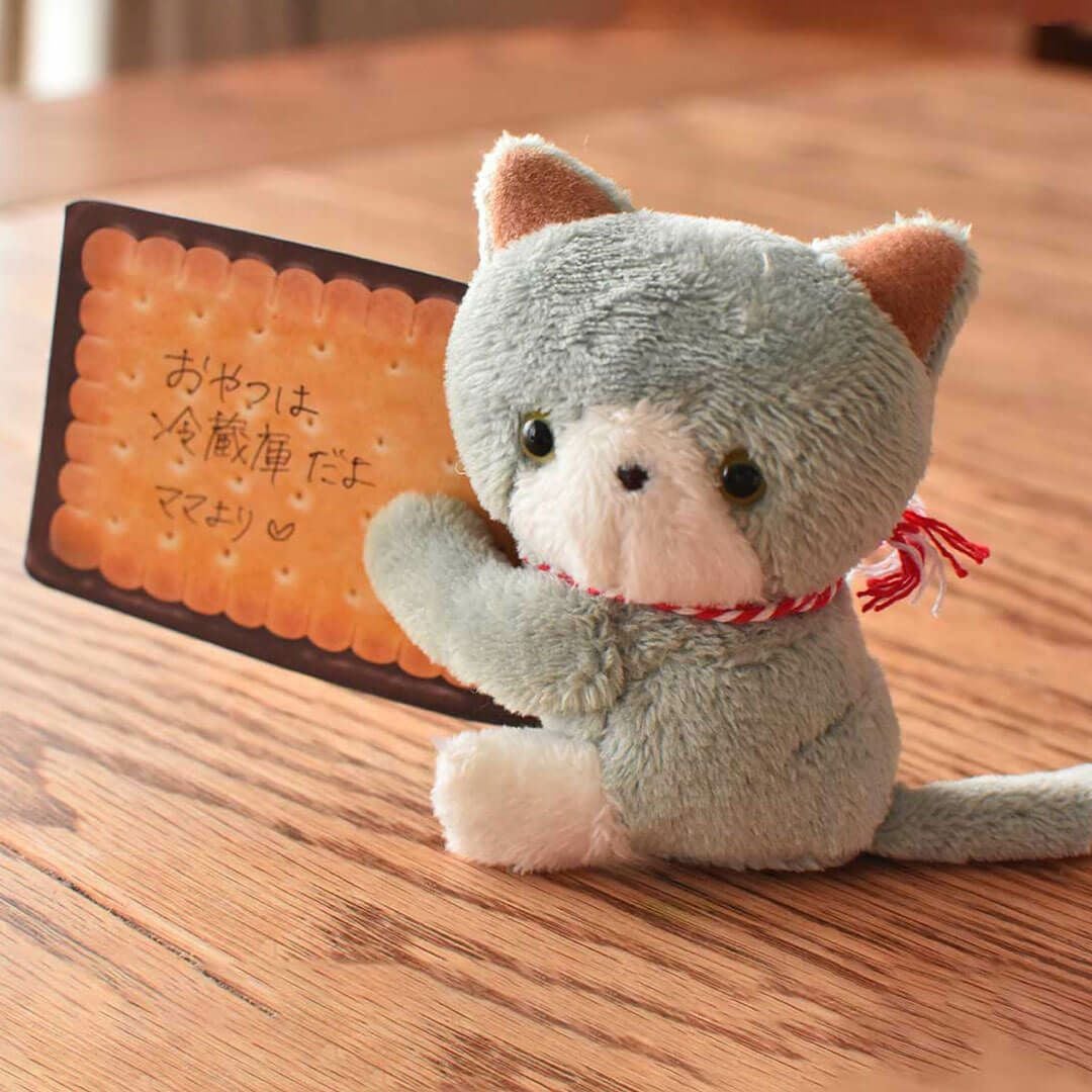 かわいい猫のメモスタンド｜プチギフトやお礼ギフトにぴったり