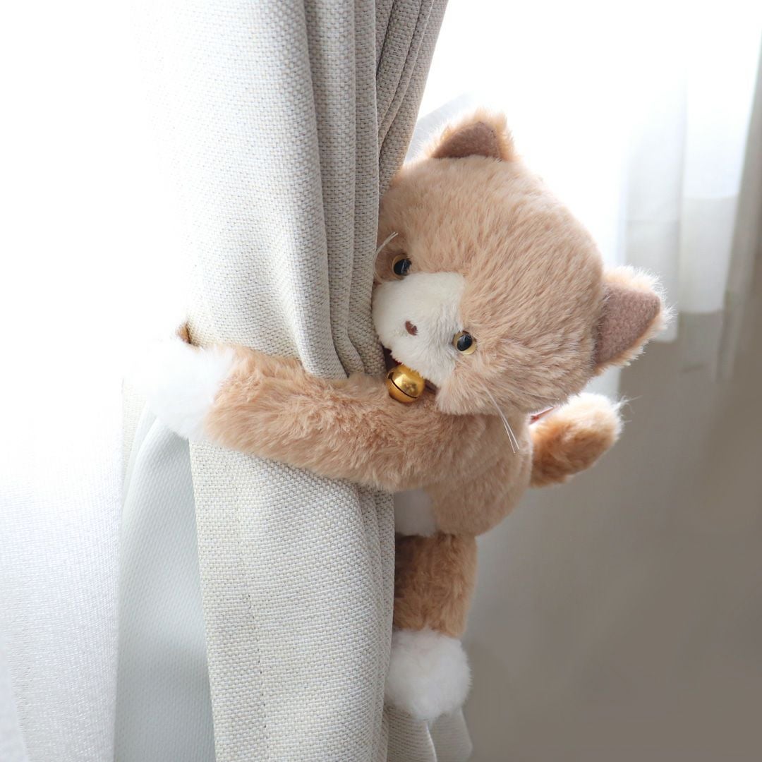 こねこのカーテンタッセル（小窓用） | テディベアギフトのプティルウ