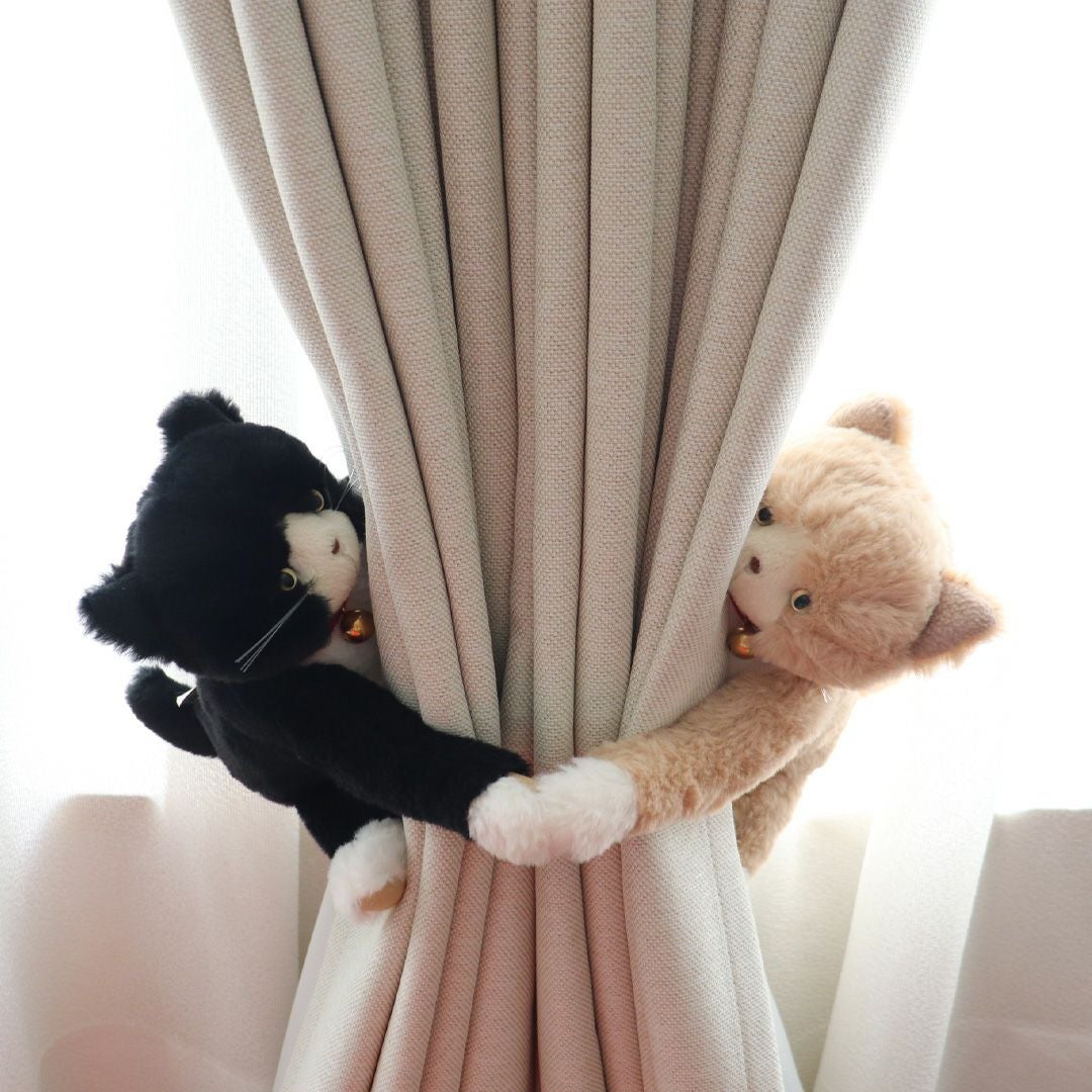 こねこのカーテンタッセル（小窓用） | テディベアギフトのプティルウ