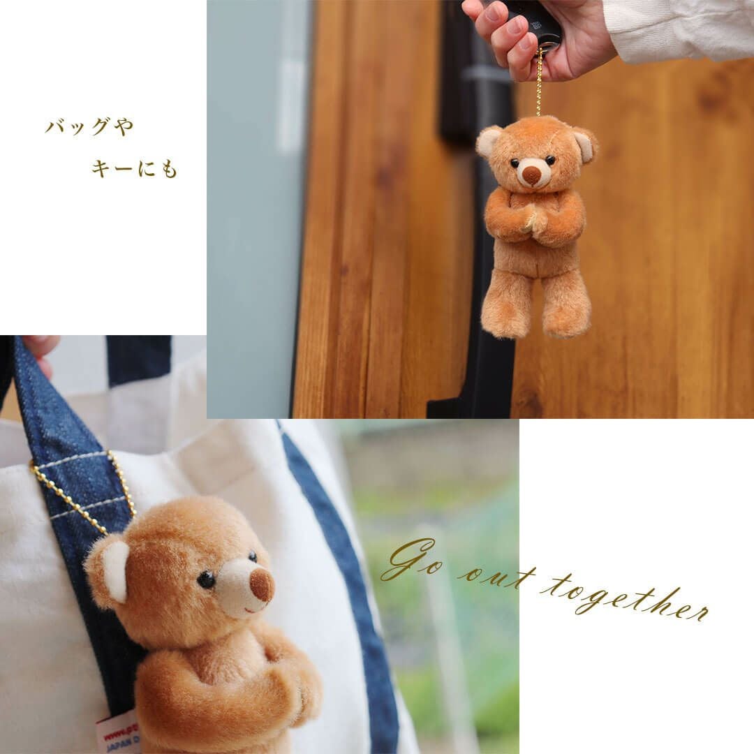 自立するテディベア ｜ぬい撮りや誕生日プレゼントにぴったり