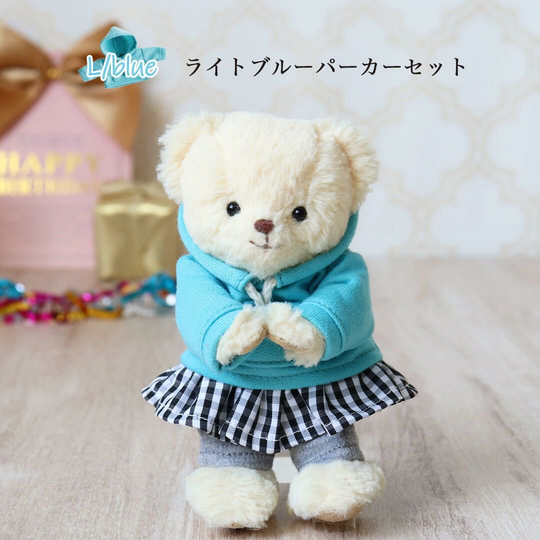 TBピンクパーカーセット/4S(身長12cm)用 | テディベアギフトの