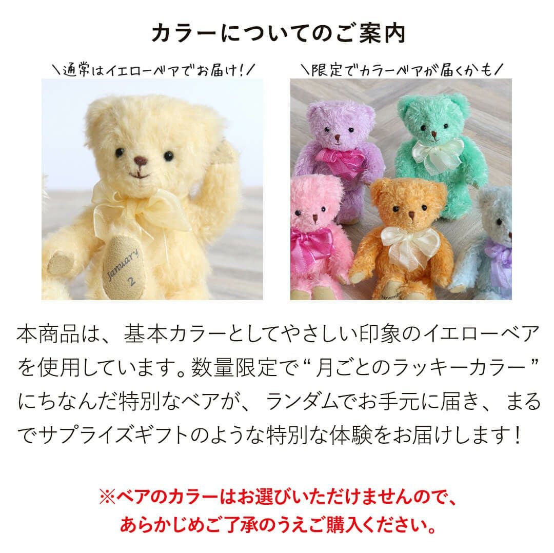 coco365バースデイベア(4S) | テディベアギフトのプティルウネット