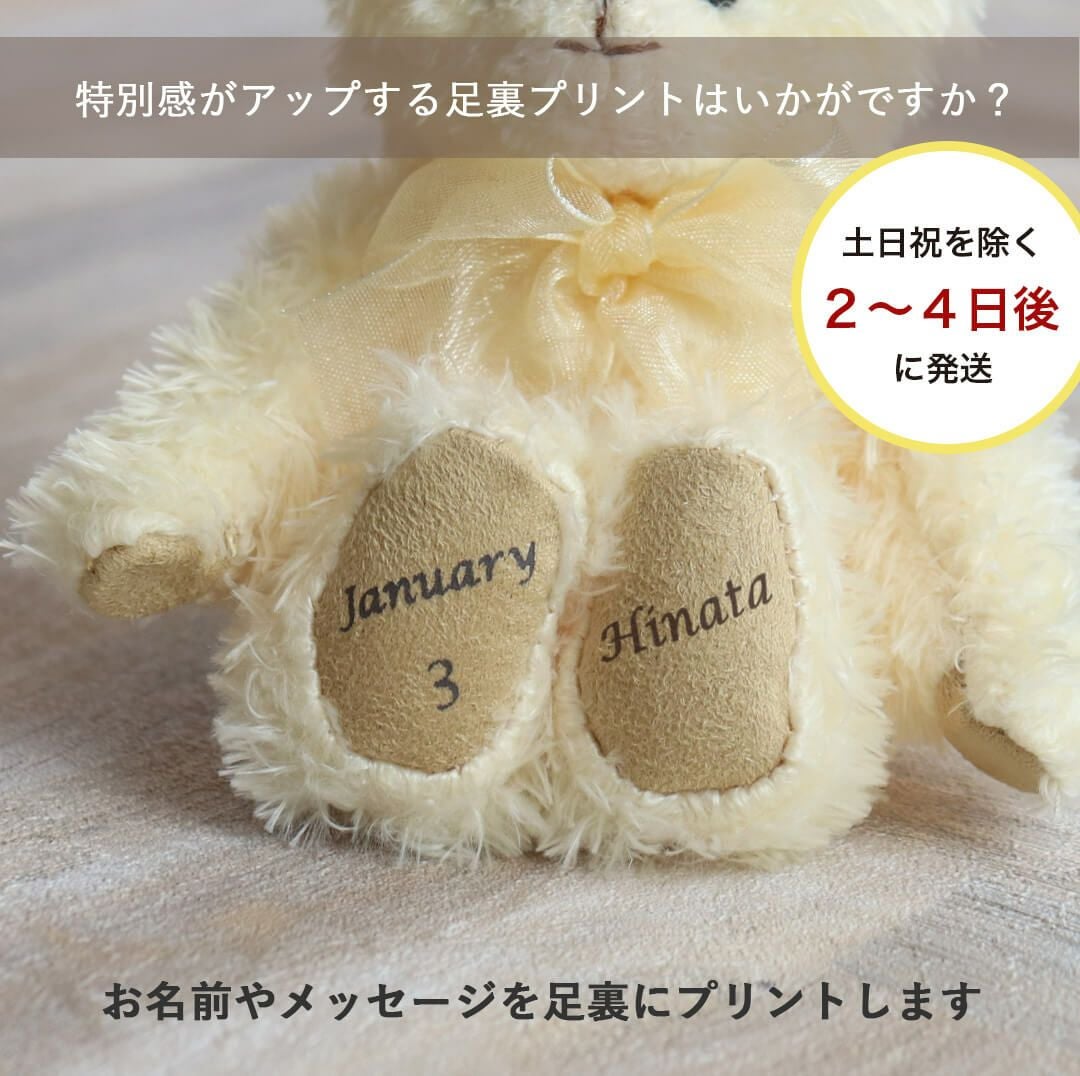 coco365バースデイベア(4S) | テディベアギフトのプティルウネット