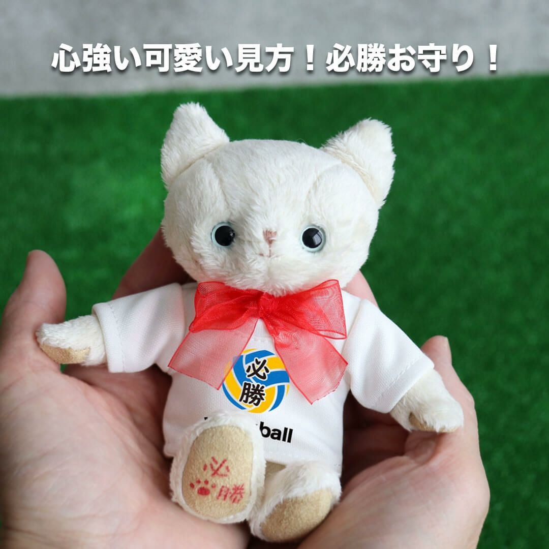 クラブTシャツ必勝祈願ネコ(4S) | テディベアギフトのプティルウネット