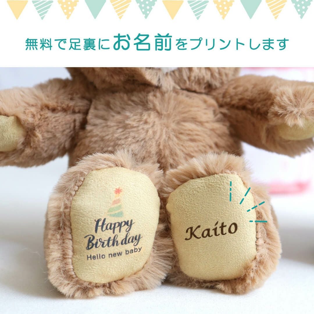 おむつケーキベビーベア(3S) | テディベアギフトのプティルウネット