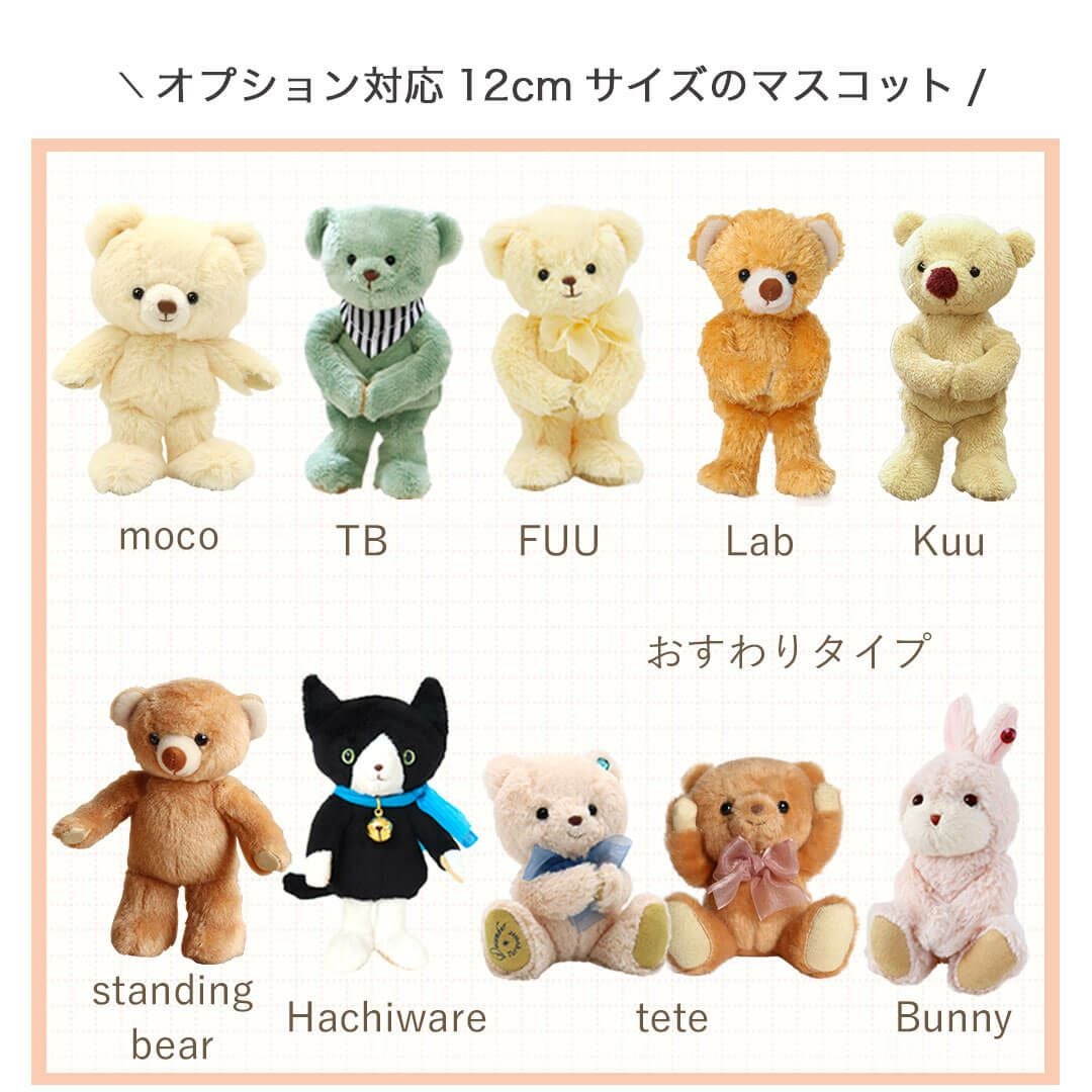 テディベア　おまとめ専用 推しカラーでオリジナルに！選べる八色のテディベア用リボン