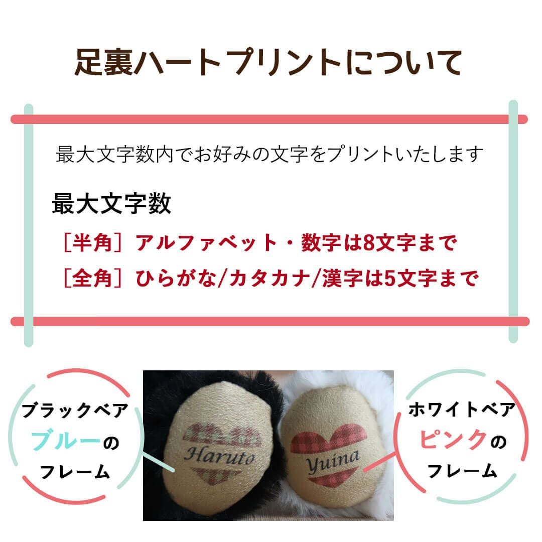 名入れ無料】ニコイチテディベア(4S)｜お揃いのペアぬいぐるみギフト