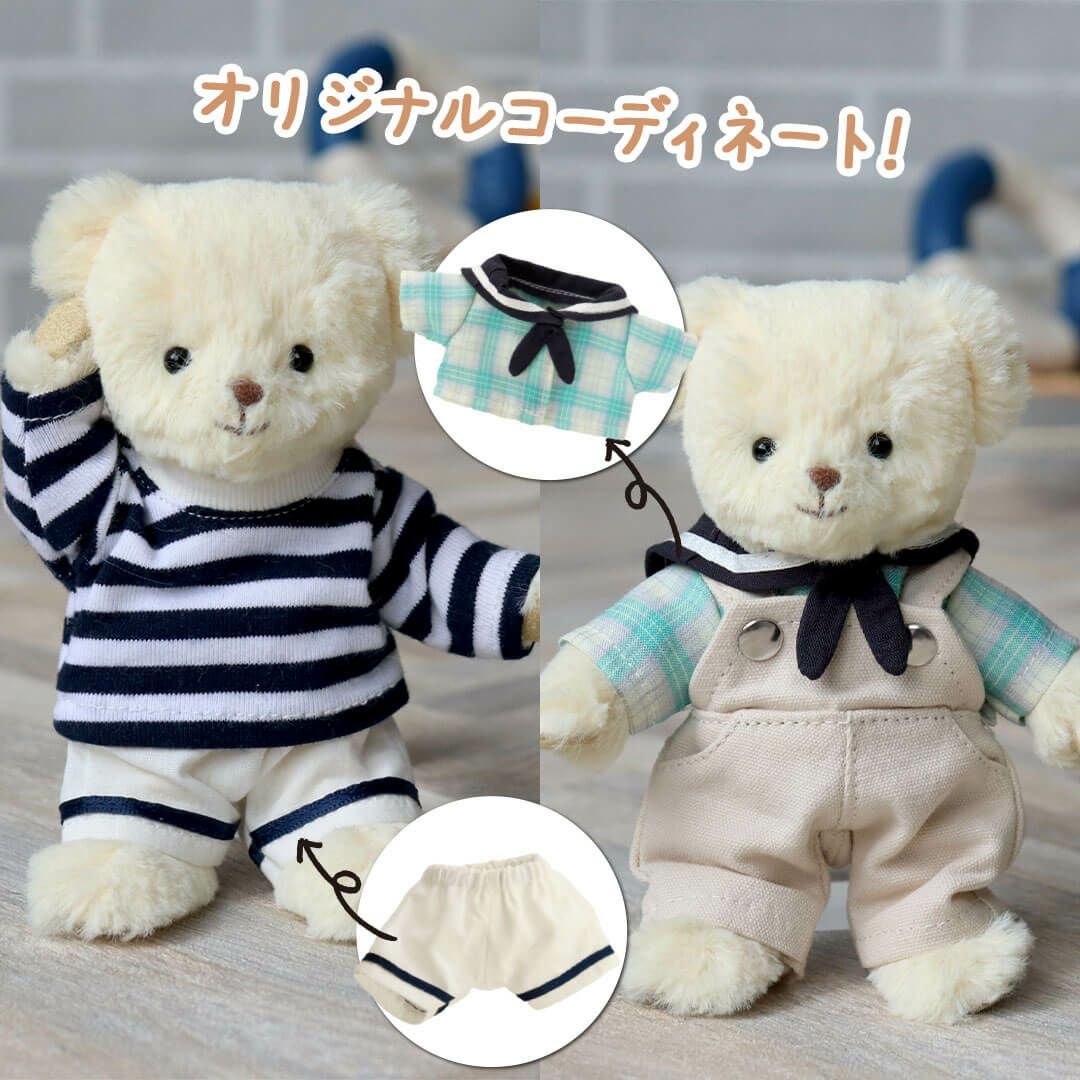 TBアロハシャツセットBL | テディベアギフトのプティルウネット