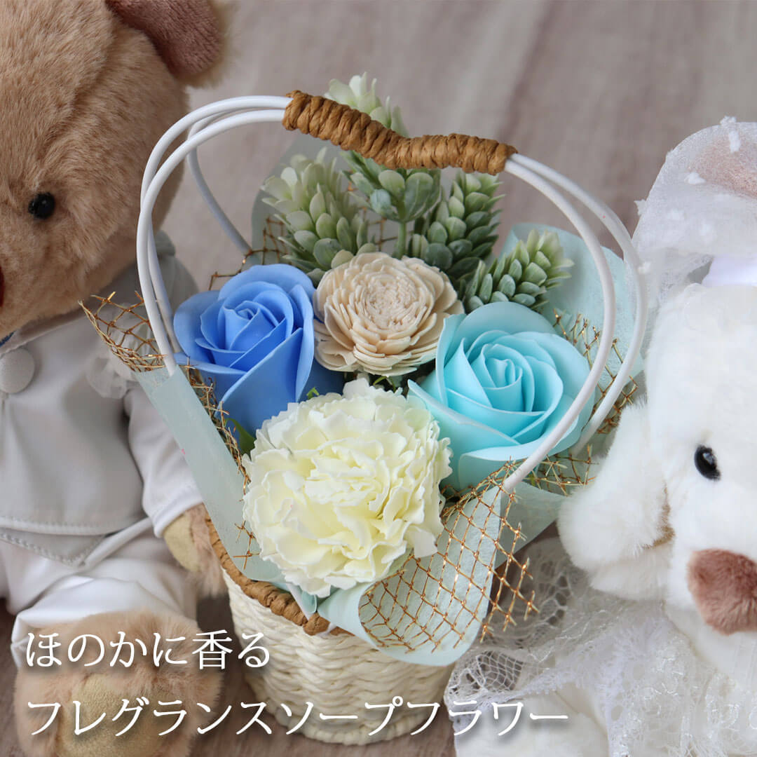 ウェディング　くま　ブランコ　レースお花　壁飾り ウェディング くま ブランコ レースお花 壁飾り フラワー ベア クマ