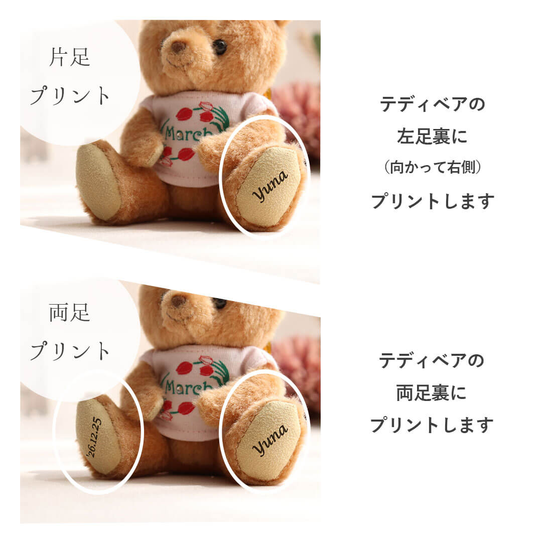 フラワーteteショコライヤーカフギフト(4S) | テディベアギフトの