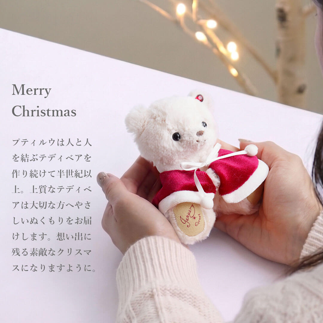 2026クリスマスteteベア(4S) | テディベアギフトのプティルウネット